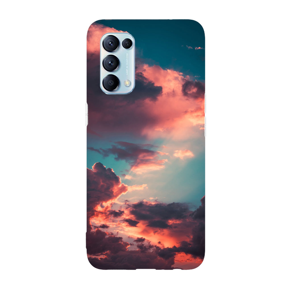 Husa compatibila cu Oppo Reno 5 4G model Calm sky, Silicon, TPU, Viceversa