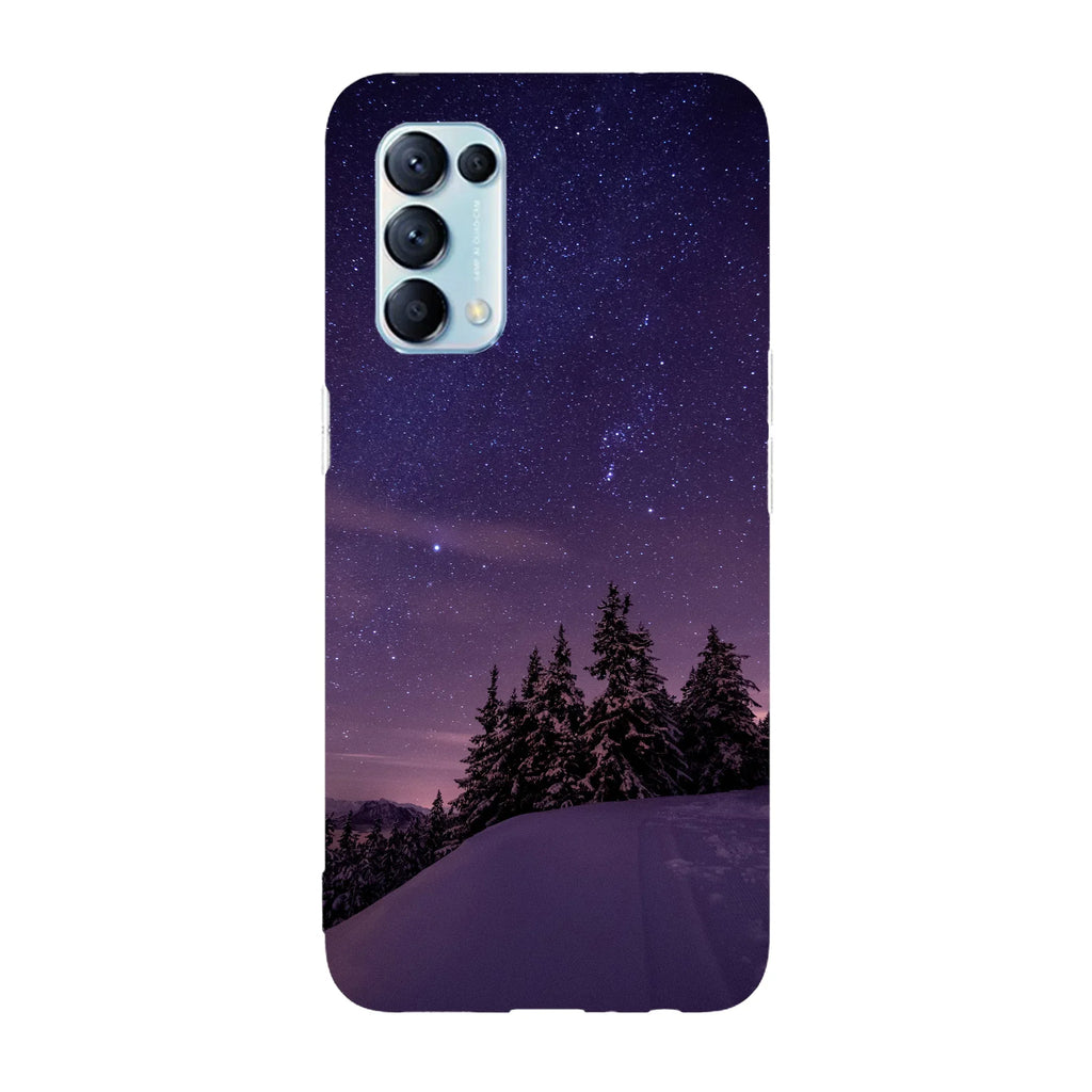 Husa compatibila cu Oppo Find X5 Pro model Winter Sky Lights, Silicon, TPU, Viceversa - Viceversa