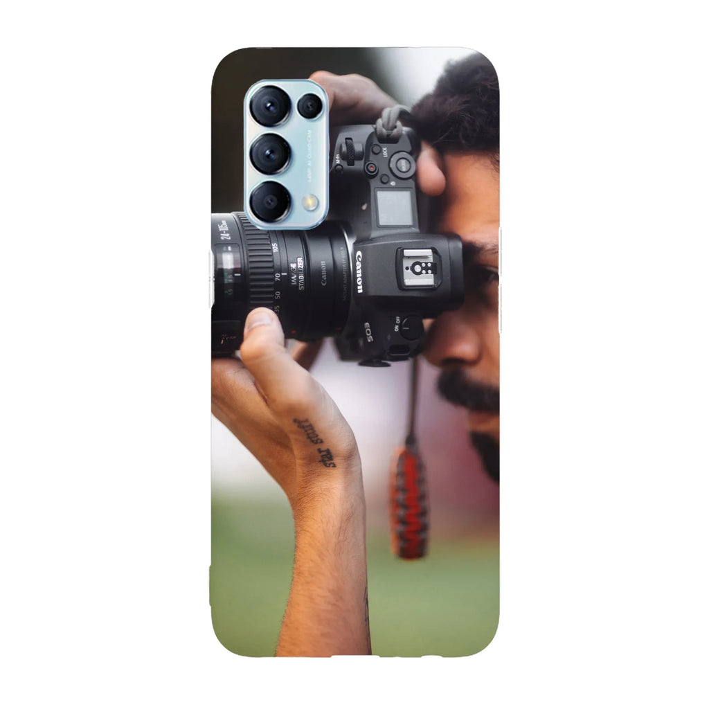 Husa compatibila cu Oppo Reno 5 5G model Canon Eos, Silicon, TPU, Viceversa - Viceversa