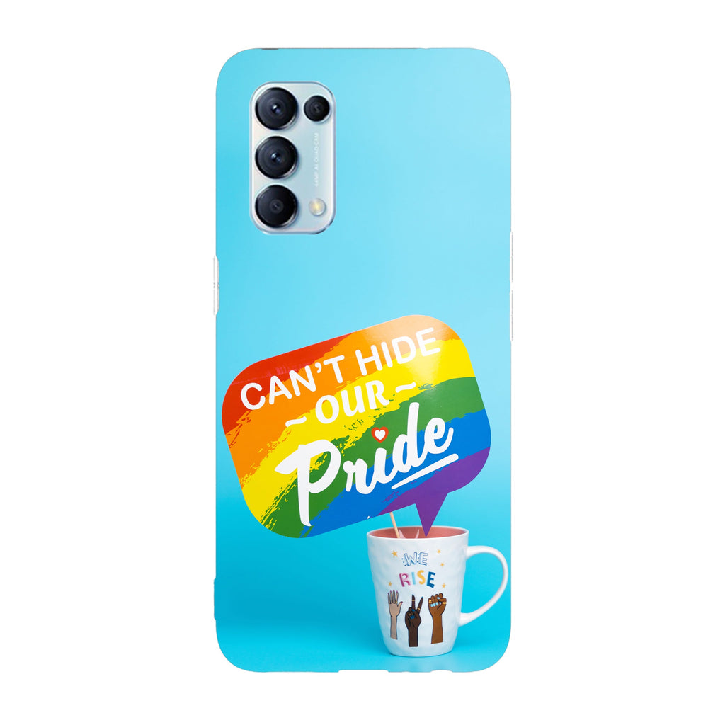 Husa compatibila cu Oppo Reno 5 4G model Can't hide our pride, Silicon, TPU, Viceversa