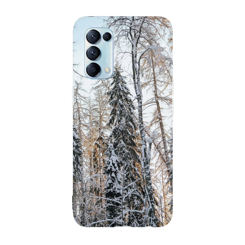 Husa compatibila cu Oppo A77 model Cold winter day, Silicon, TPU, Viceversa - Viceversa