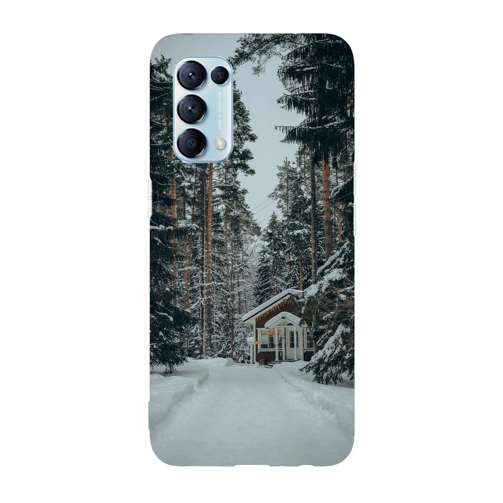 Husa compatibila cu Oppo A77 model Cozy Cabin, Silicon, TPU, Viceversa - Viceversa