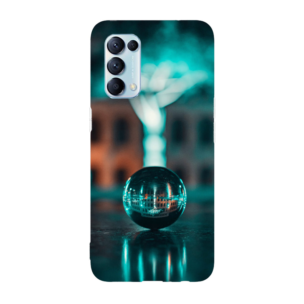 Husa compatibila cu Oppo Reno 5 4G model Crystal ball, Silicon, TPU, Viceversa