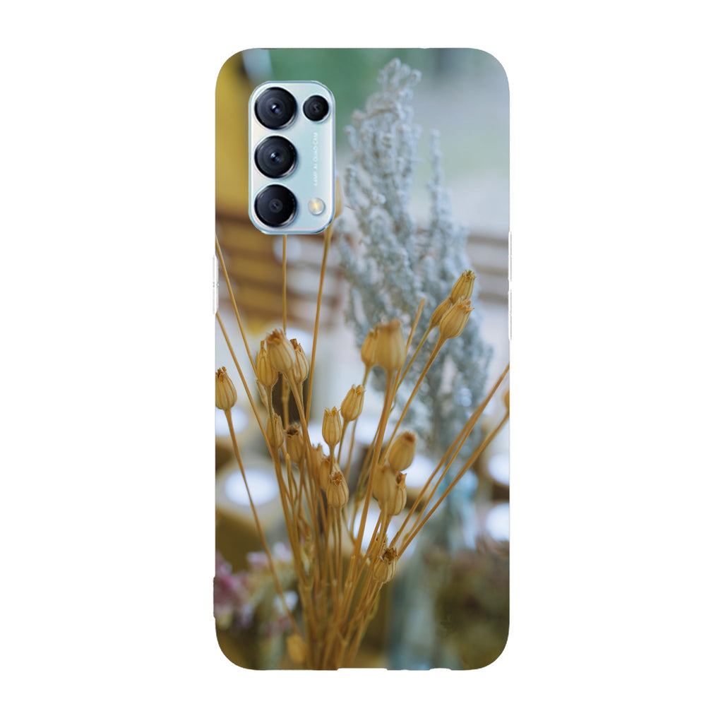 Husa compatibila cu Oppo Reno 5 4G model decaying flowers, Silicon, TPU, Viceversa