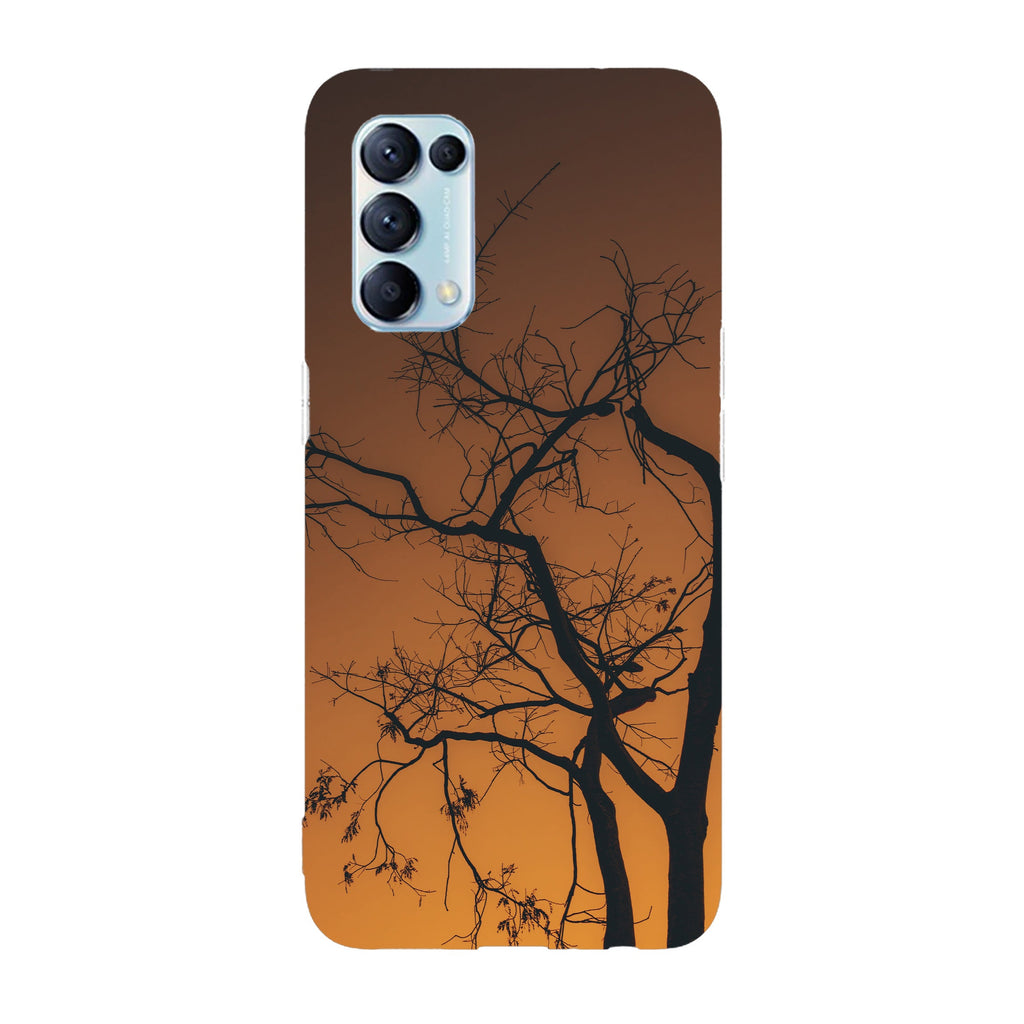 Husa compatibila cu Oppo Reno 5 4G model Desolate tree, Silicon, TPU, Viceversa