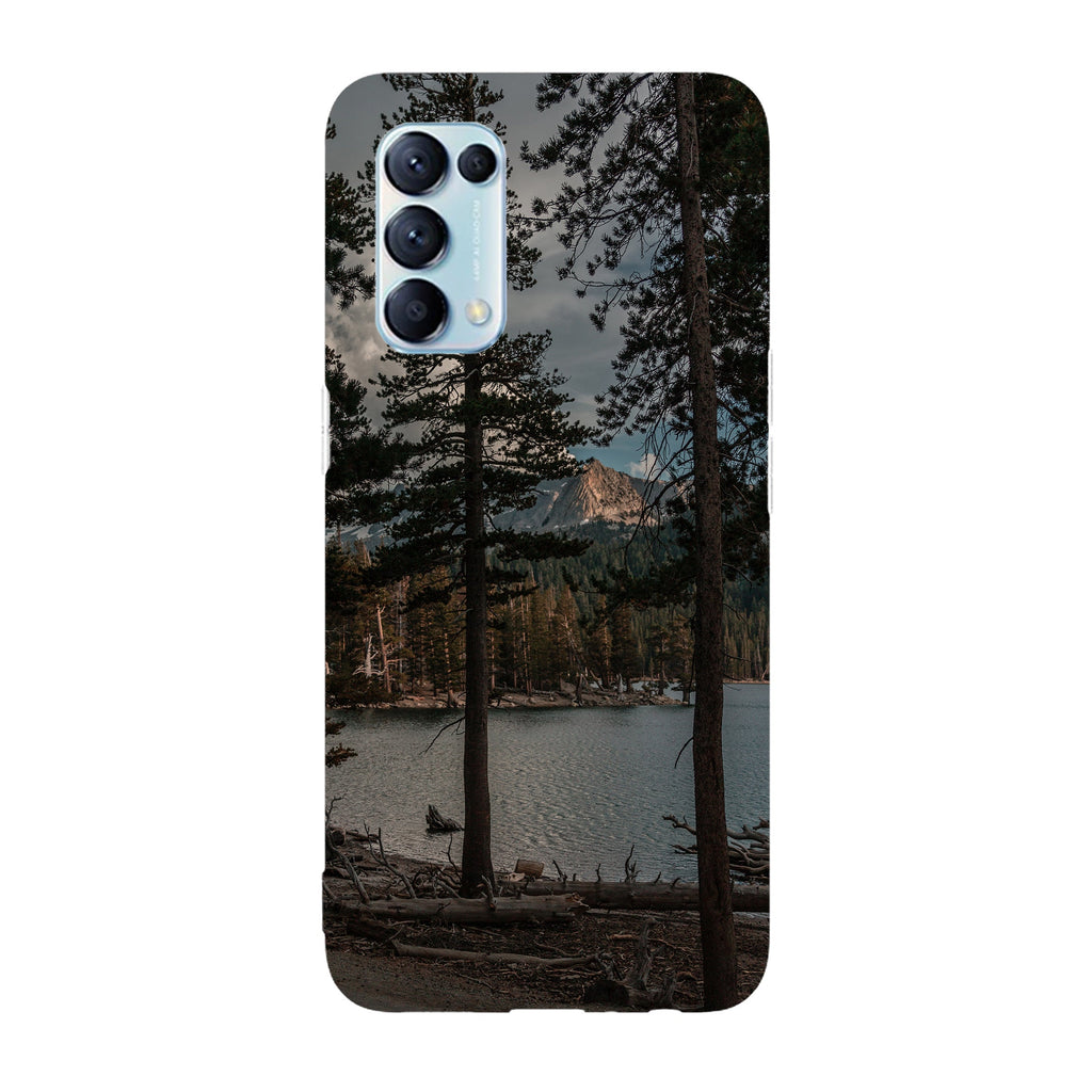 Husa compatibila cu Oppo Reno 5 4G model Desolated forest lake, Silicon, TPU, Viceversa