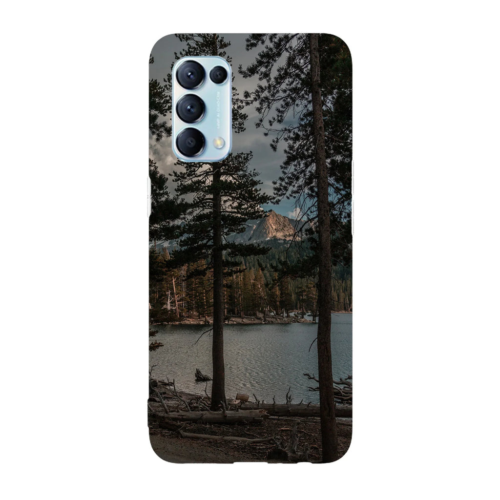 Husa compatibila cu Oppo A77 model Desolated forest lake, Silicon, TPU, Viceversa - Viceversa