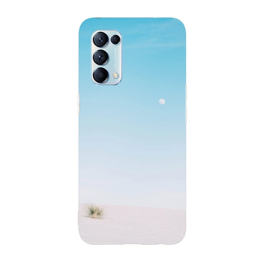 Husa compatibila cu Oppo A77 model Dessert Moon, Silicon, TPU, Viceversa - Viceversa