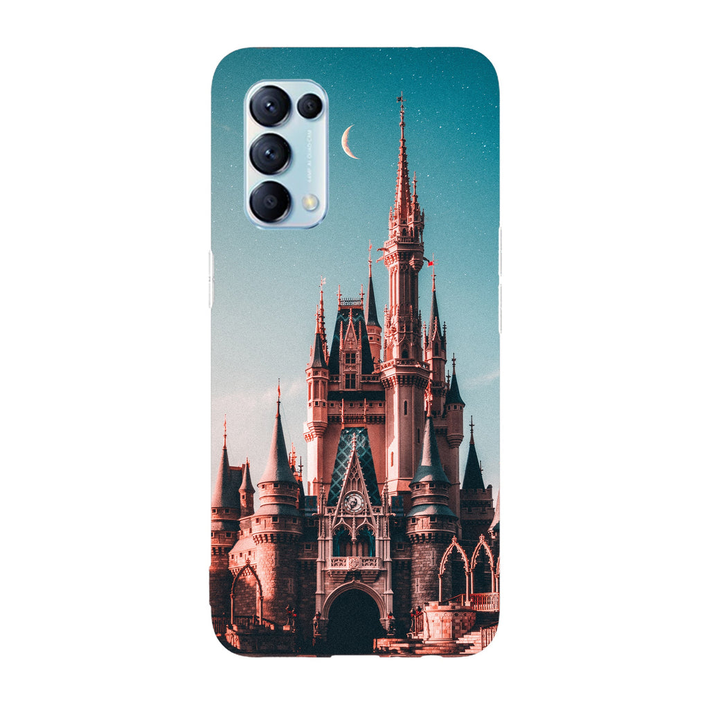 Husa compatibila cu Oppo Reno 5 4G model Disney Castle, Silicon, TPU, Viceversa
