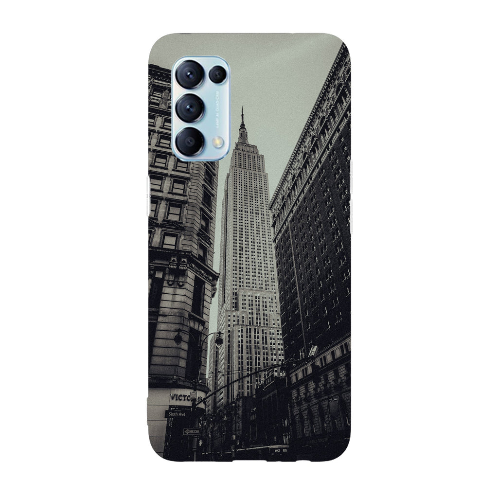 Husa compatibila cu Oppo Reno 5 4G model Empire state building, Silicon, TPU, Viceversa