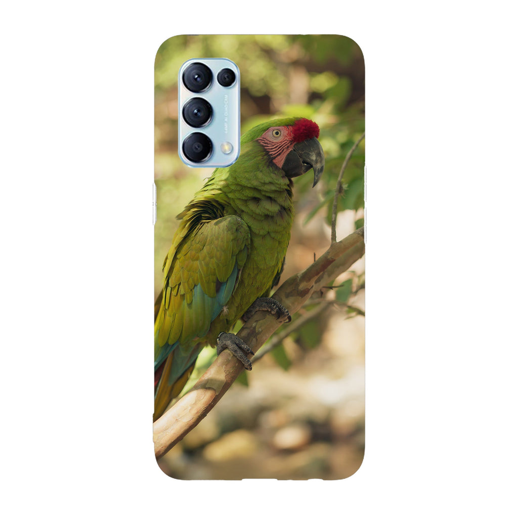 Husa compatibila cu Oppo Reno 5 4G model Exotic Macaw, Silicon, TPU, Viceversa