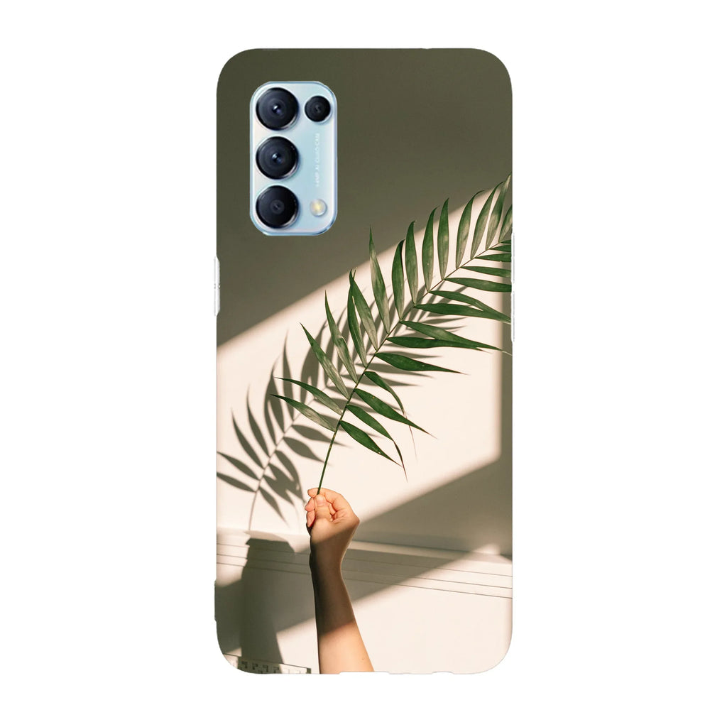 Husa compatibila cu Oppo Reno 4Z model Feral leaves, Silicon, TPU, Viceversa - Viceversa