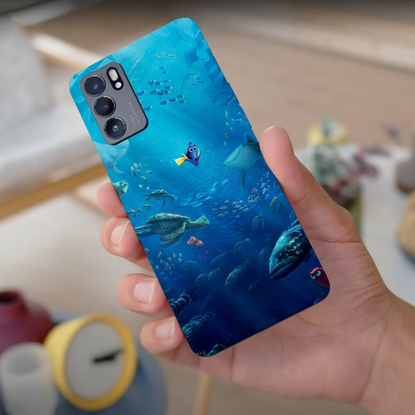 Husa compatibila cu Oppo Reno 5 4G model Finding Nemo, Silicon, TPU, Viceversa