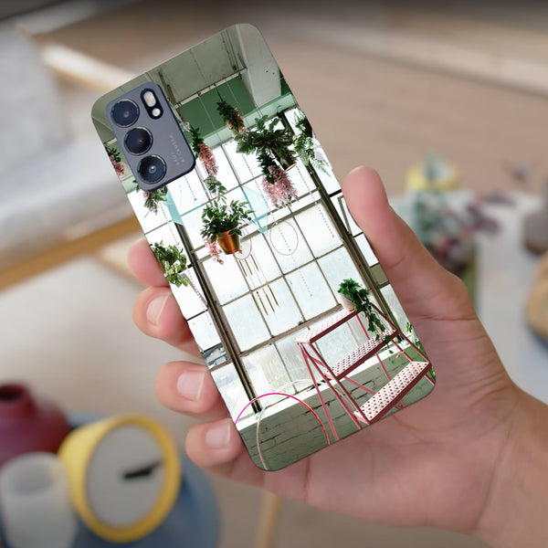 Husa compatibila cu Oppo Reno 5 4G model Flower garden, Silicon, TPU, Viceversa