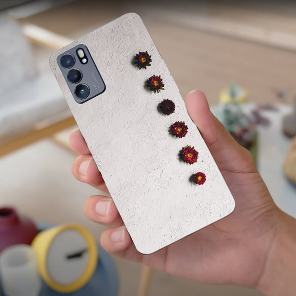 Husa compatibila cu Oppo Reno 5 4G model Flower wall, Silicon, TPU, Viceversa