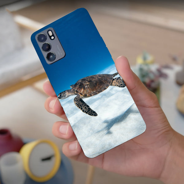 Husa compatibila cu Oppo Reno 5 4G model Flying turtle, Silicon, TPU, Viceversa
