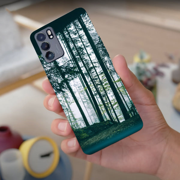 Husa compatibila cu Oppo Reno 5 4G model Foggy forest, Silicon, TPU, Viceversa