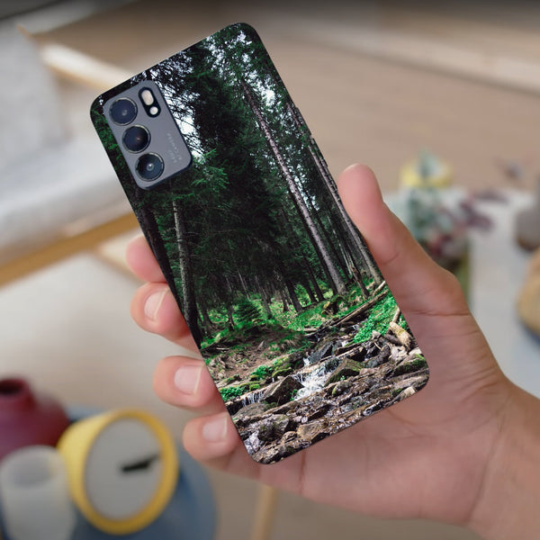 Husa compatibila cu Oppo Reno 5 4G model Forest Creek, Silicon, TPU, Viceversa