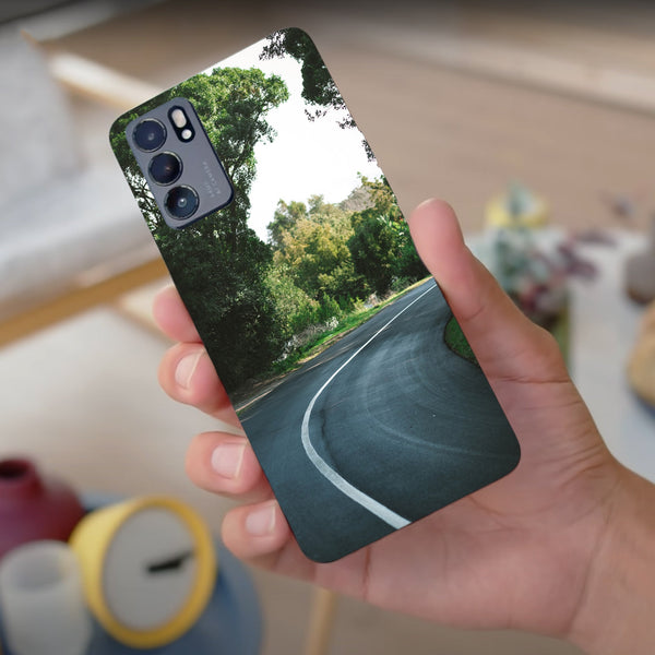 Husa compatibila cu Oppo Reno 5 4G model Forest road, Silicon, TPU, Viceversa