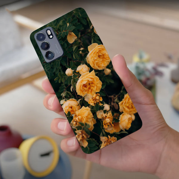 Husa compatibila cu Oppo Reno 5 4G model Golden Celebration Rose, Silicon, TPU, Viceversa