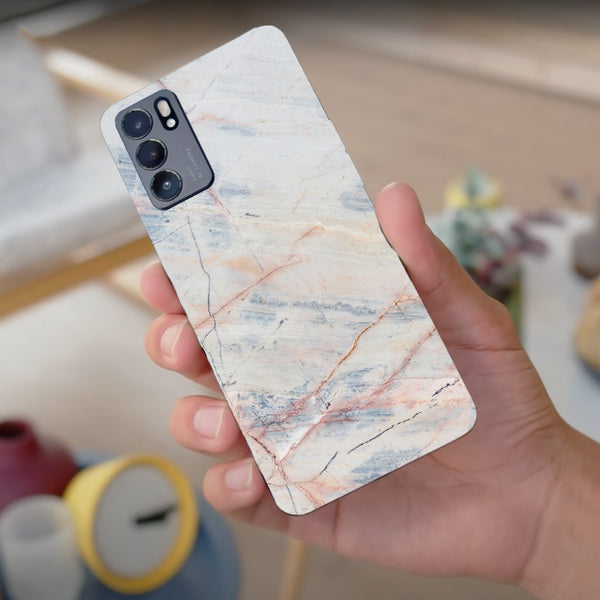 Husa compatibila cu Oppo Reno 5 4G model Gradient Marble, Silicon, TPU, Viceversa