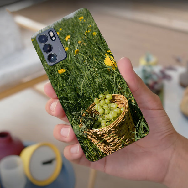 Husa compatibila cu Oppo Reno 5 4G model Grapes basket, Silicon, TPU, Viceversa