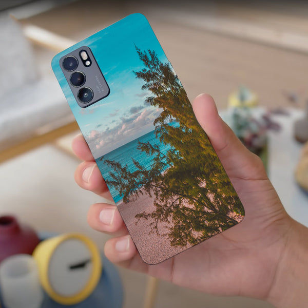 Husa compatibila cu Oppo Reno 5 4G model Green sea, Silicon, TPU, Viceversa