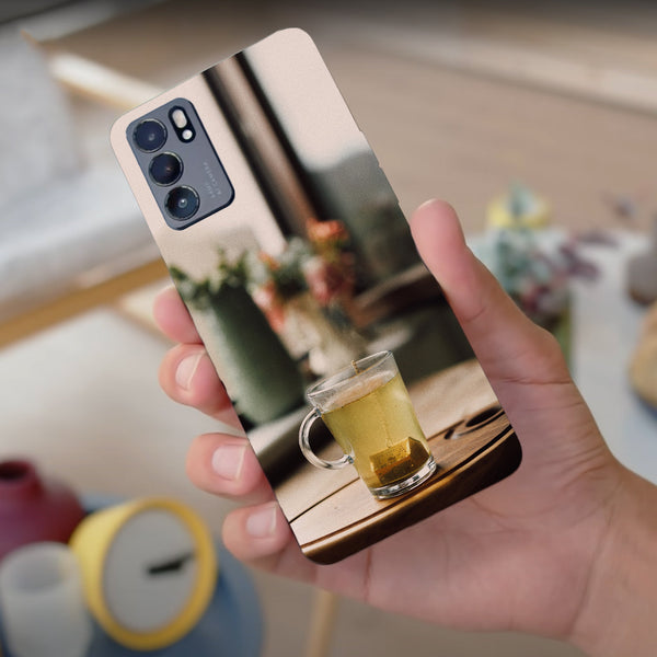 Husa compatibila cu Oppo Reno 5 4G model Have a cup of tea, Silicon, TPU, Viceversa