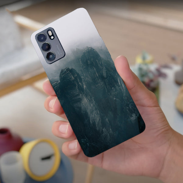 Husa compatibila cu Oppo Reno 5 4G model Huangshan mountain, Silicon, TPU, Viceversa