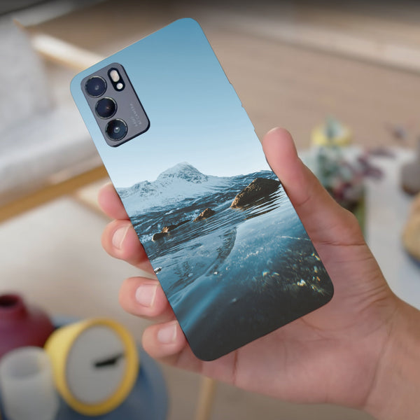 Husa compatibila cu Oppo Reno 5 4G model Icy river, Silicon, TPU, Viceversa
