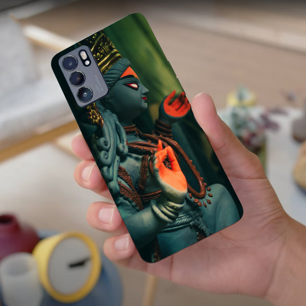 Husa compatibila cu Oppo Reno 5 4G model Indian statue, Silicon, TPU, Viceversa