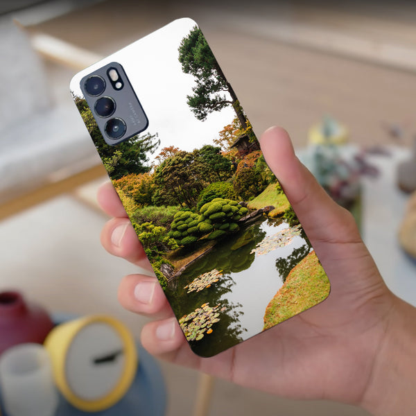 Husa compatibila cu Oppo Reno 5 4G model Japanese garden, Silicon, TPU, Viceversa