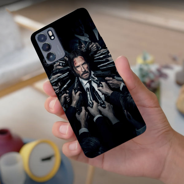 Husa compatibila cu Oppo Reno 5 4G model John Wick, Silicon, TPU, Viceversa