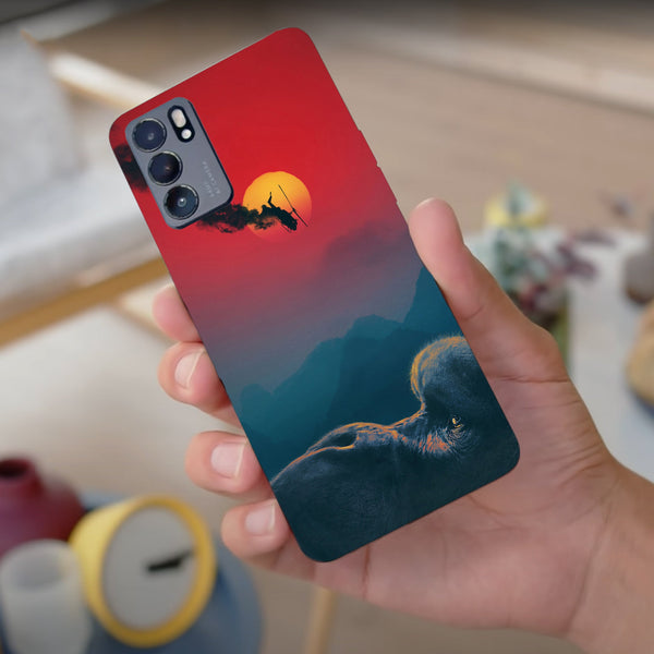 Husa compatibila cu Oppo Reno 5 4G model Kong Skull Island, Silicon, TPU, Viceversa