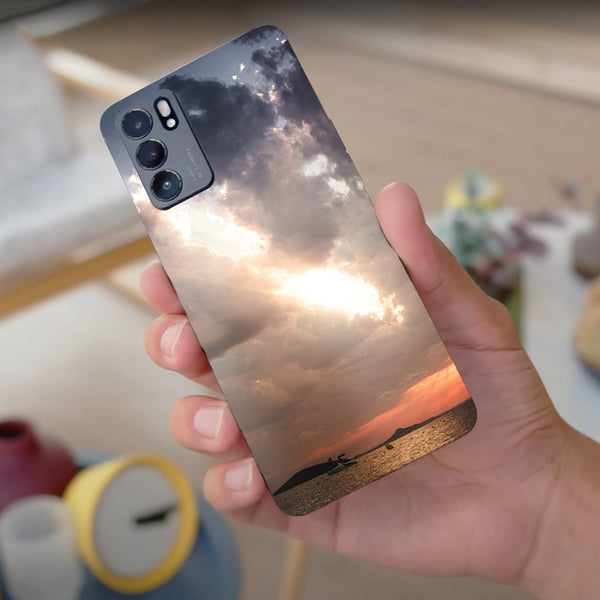 Husa compatibila cu Oppo Reno 5 4G model Last sunlight, Silicon, TPU, Viceversa