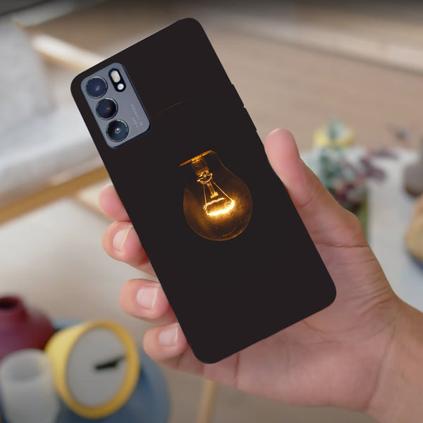 Husa compatibila cu Oppo Reno 5 4G model Lightbulb, Silicon, TPU, Viceversa