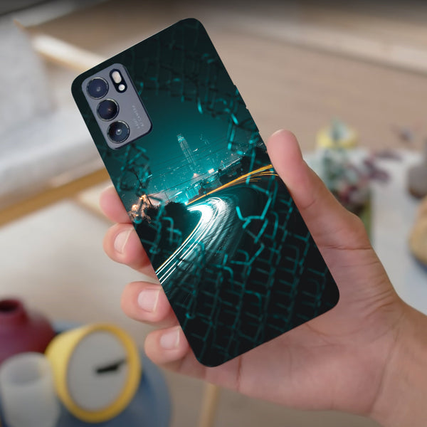 Husa compatibila cu Oppo Reno 5 4G model Looking for freedom, Silicon, TPU, Viceversa