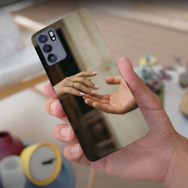 Husa compatibila cu Oppo Reno 5 4G model Love touch, Silicon, TPU, Viceversa