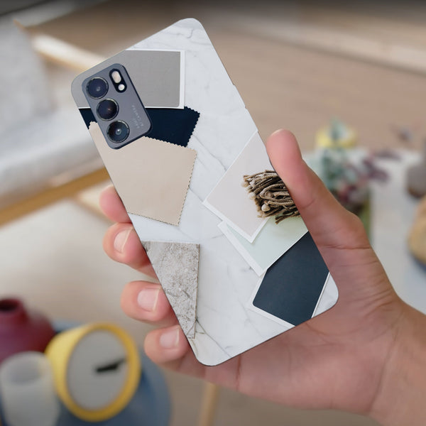 Husa compatibila cu Oppo Reno 5 4G model Material designe, Silicon, TPU, Viceversa
