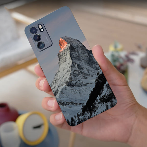 Husa compatibila cu Oppo Reno 5 4G model Matterhorn Peak, Silicon, TPU, Viceversa