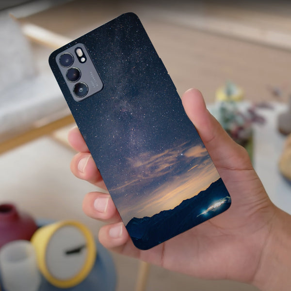 Husa compatibila cu Oppo Reno 5 4G model Mountain Village, Silicon, TPU, Viceversa