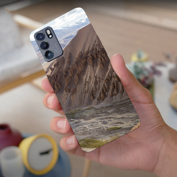 Husa compatibila cu Oppo Reno 5 4G model Mountain Edges, Silicon, TPU, Viceversa
