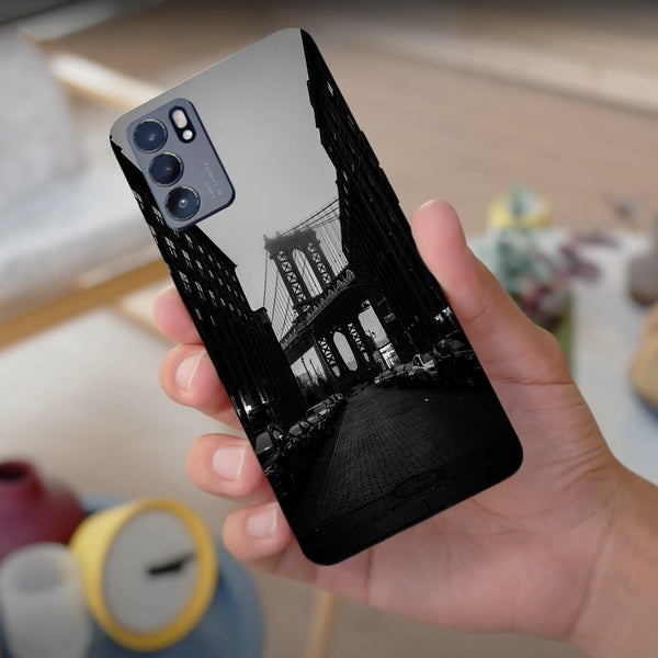 Husa compatibila cu Oppo Reno 5 4G model New York street, Silicon, TPU, Viceversa