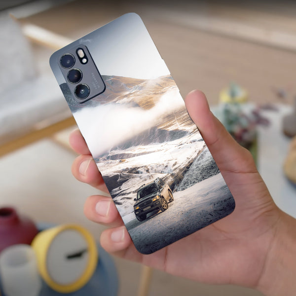 Husa compatibila cu Oppo Reno 5 4G model On top of the mountain offroad, Silicon, TPU, Viceversa