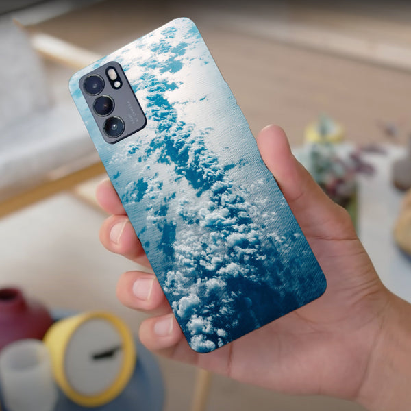 Husa compatibila cu Oppo Reno 5 4G model Over the clouds, Silicon, TPU, Viceversa