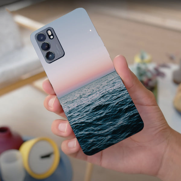 Husa compatibila cu Oppo Reno 5 4G model Over the horizon, Silicon, TPU, Viceversa