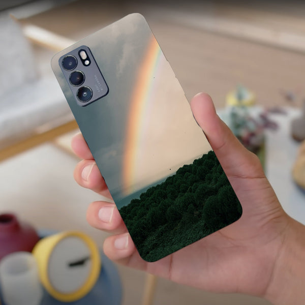 Husa compatibila cu Oppo Reno 5 4G model Over the rainbow, Silicon, TPU, Viceversa