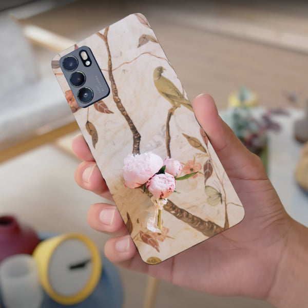 Husa compatibila cu Oppo Reno 5 4G model Blooming flowers, Silicon, TPU, Viceversa