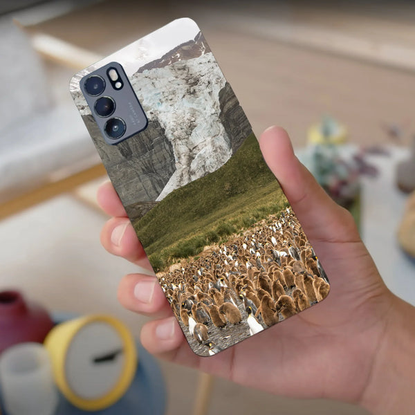 Husa compatibila cu Oppo Reno 4Z model Penguin party, Silicon, TPU, Viceversa - Viceversa