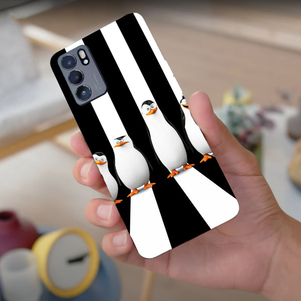 Husa compatibila cu Oppo Find X3 Lite model Penguins of Madagascar, Silicon, TPU, Viceversa